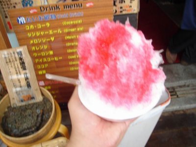 Week 2 - Tokyo - Asakusa - it was cold, but i had to get some shave ice