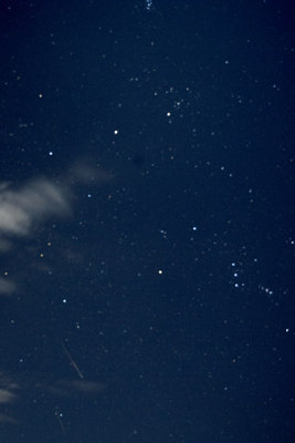 visible spectrum Aurigid meteor 0512am MST