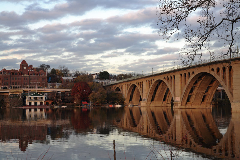 Key Bridge at Dusk