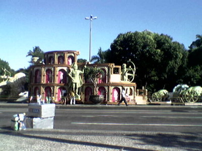Carros Alegricos na Presidente Vargas - Carnaval 2007