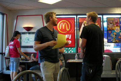 Meeting at McDonalds