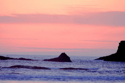 Sunset At Oceanside