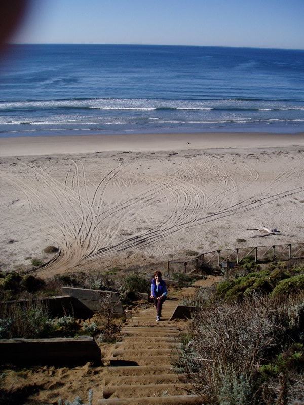 Hike up to Sunset Beach State Park