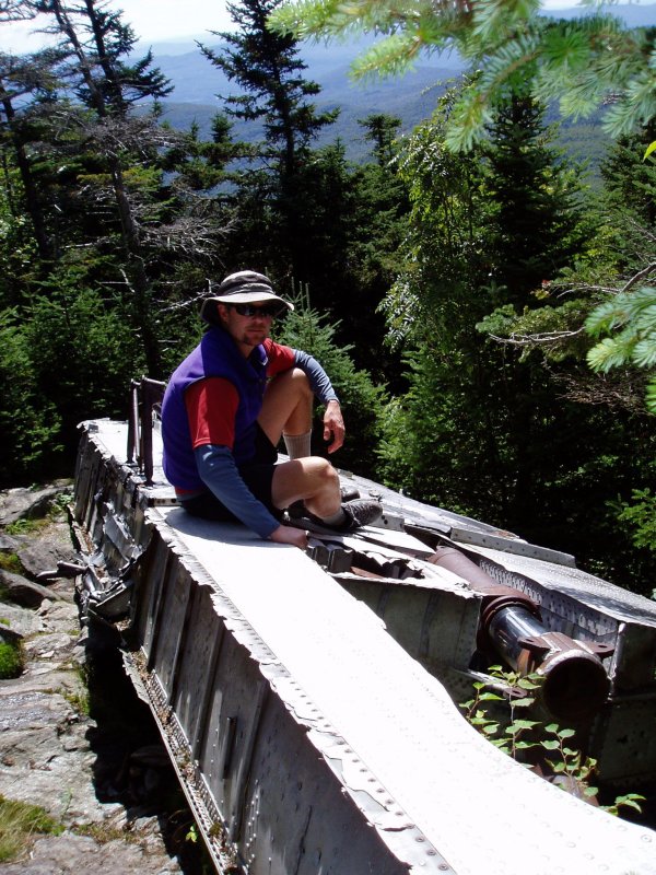 Aircraft wreckage