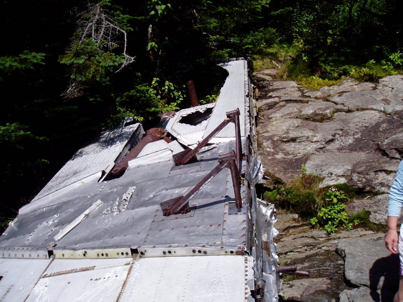 Aircraft wreckage