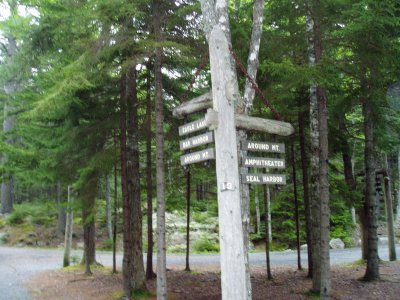 Carriage Roads - well marked Signs