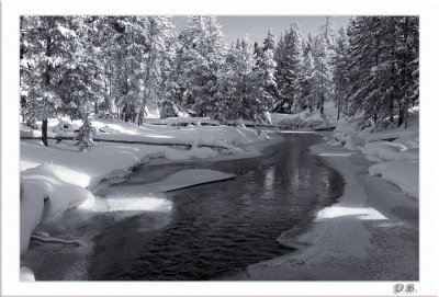 Winter Firehole River
