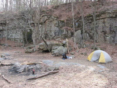 Campsite at Woody Gap