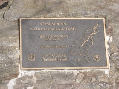 Appalachian Trail Terminus on Springer Mountain