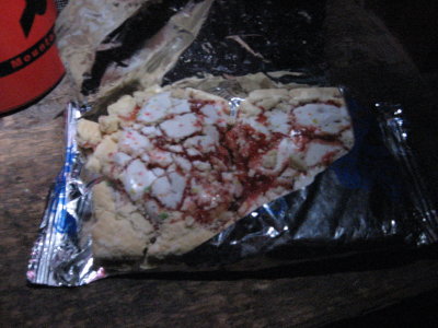 Pop-Tart that resembled someone getting shot