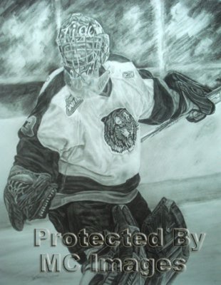 This drawing of Matt Keetley of the Medicine Hat Tigers was done by local (Medicine Hat) sports artist Joe Versikaitis. Mc Images has the pleasure of working with Joe to get the pictures he needs for his work. To view more of Joe's work or contact him please visit:

 ---->Joe's work here

