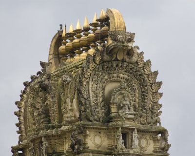 Closeup of Chamundi Temple