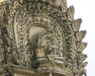 Closeup of Chamundi Temple