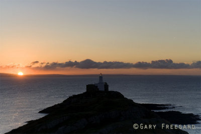 Sunrise at Mumbles lighthouse