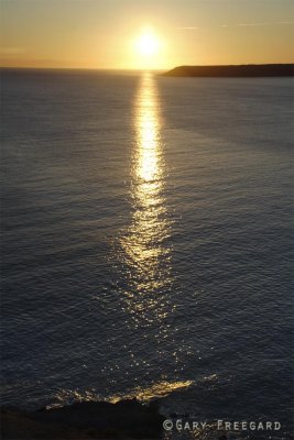 Sunset over Oxwich Point