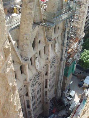 Sagrada Familia Coming down from the top