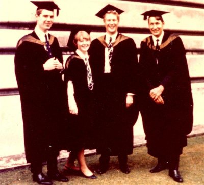1967 Graduation Johns + Mick  Joyce