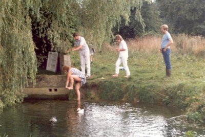 1987 Oxford, Nan falling in the river