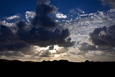 evening clouds