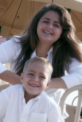 Big Sis with Lit'l Brother