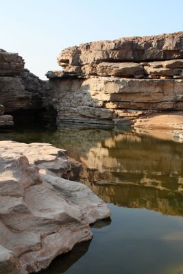 Pool at the bottom of the Fish River Canyon