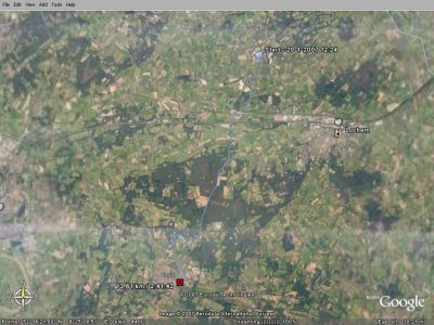 Pieterpad Laren Vorden (GPS data via Google Earth)