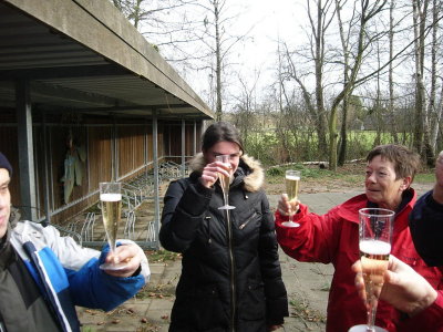 champagne halverwege