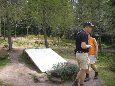 monument voor een vliegtuigongeluk bij Mont-Saint-Odile