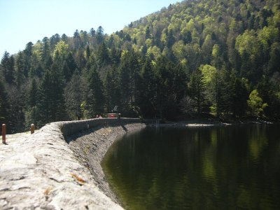 stuwdam bij lac du Schliesrotried
