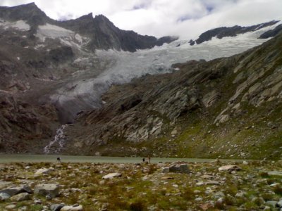Simony See en Simony Kees(gletscher)