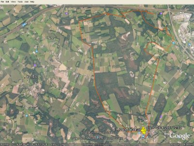 Google Earth Wandeling Beckum