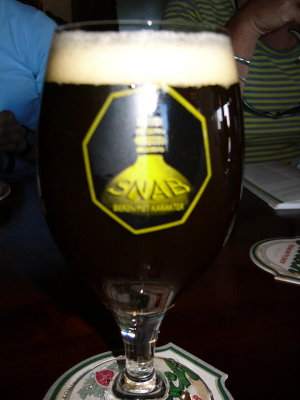 een bokbier van SNAB, De Stichting Noord-Hollandse Alternatieve Bierbrouwers