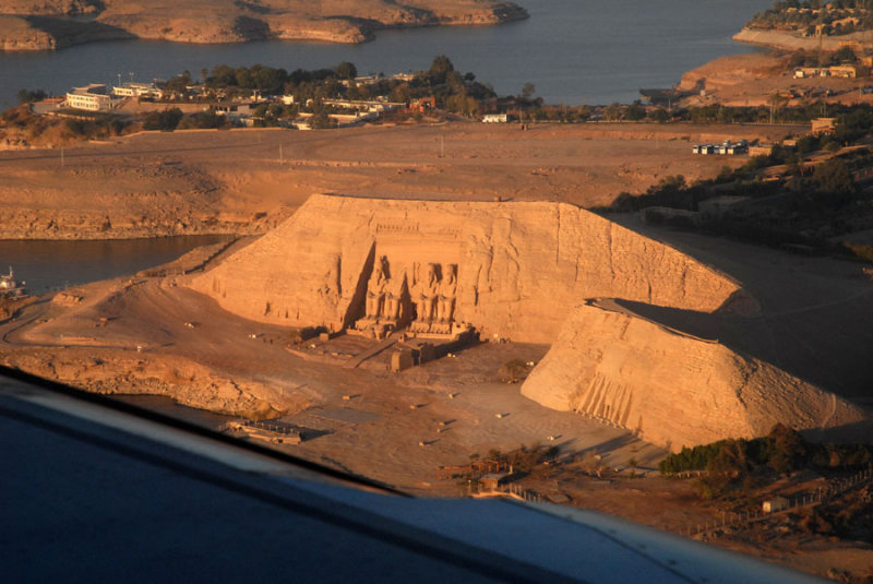 Temples seen from the air