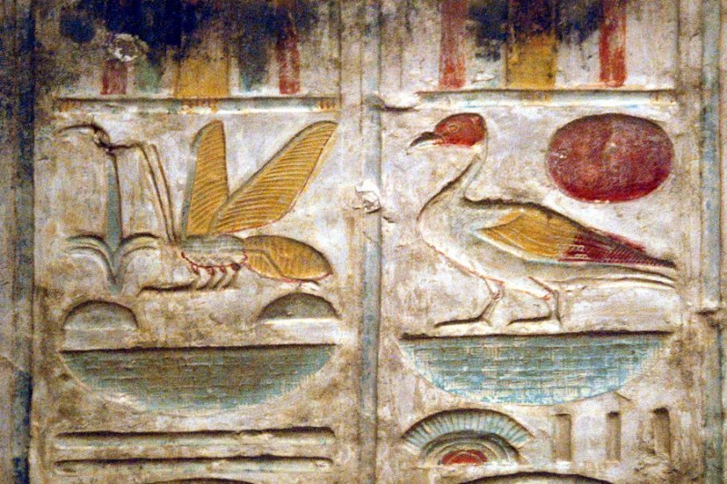 Painted reliefs
