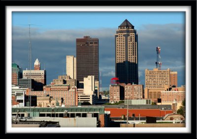 Des Moines Fall Skyline