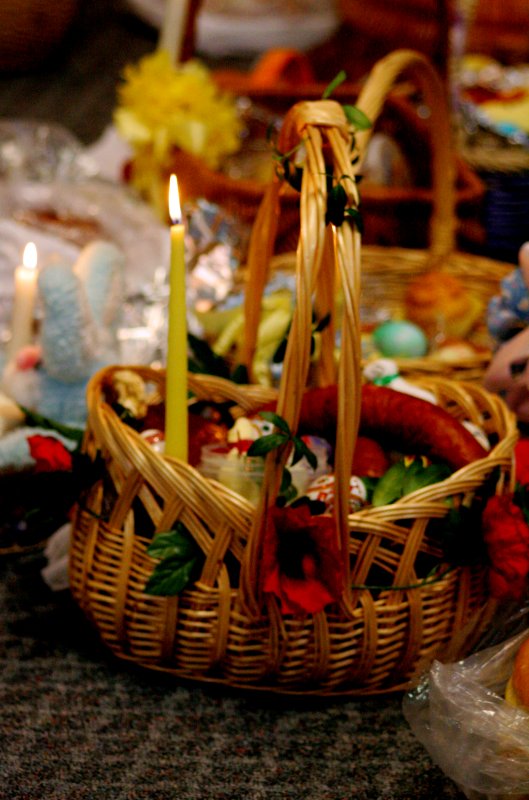 Ukrainian Easter Basket Blessing
