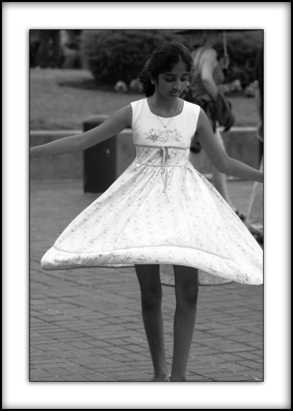 dancing freely