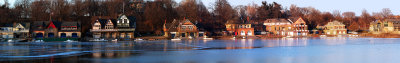 Winter at Boathouse Row