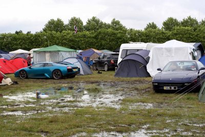 camping by the lake