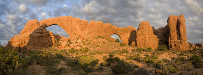 The Windows from the East at sunrise,Panorama