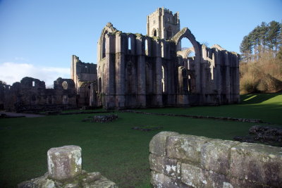 Fountains Abbey, Backside