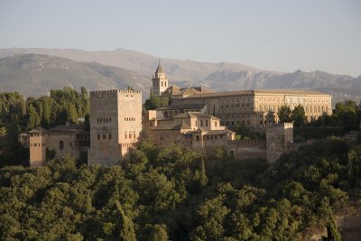 Alhambra atop the Alhambra Hill