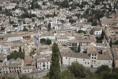 Bird's eye view of Granada