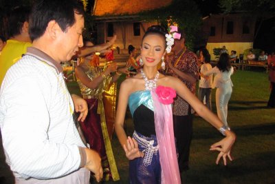 Traditional thai dancing