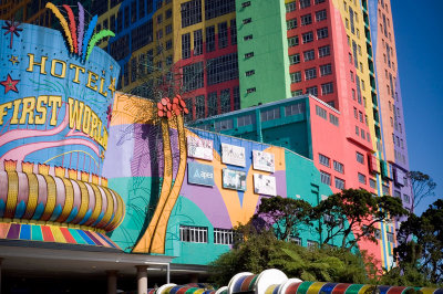 Genting colourful buildings