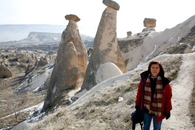 The tens of millions years old geological artifacts around Cappadocia