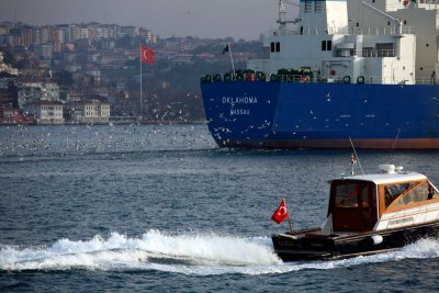 The Bosphorus--Only two ocean-going vessels are allowed at any time