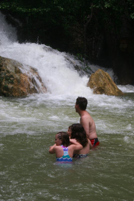 Swimming in a Waterfall!