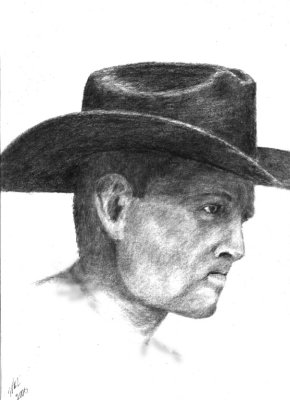 Graphite Pencil - The Cowboy