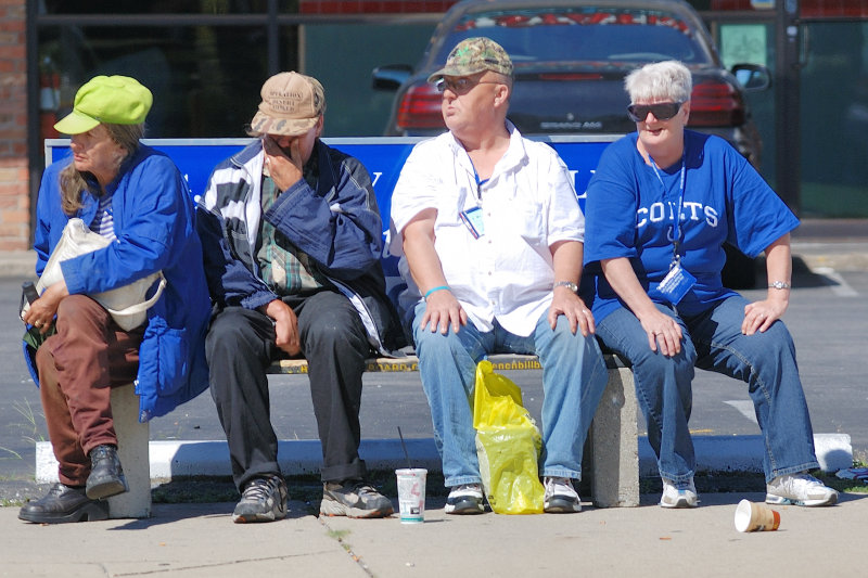 Waiting for the bus